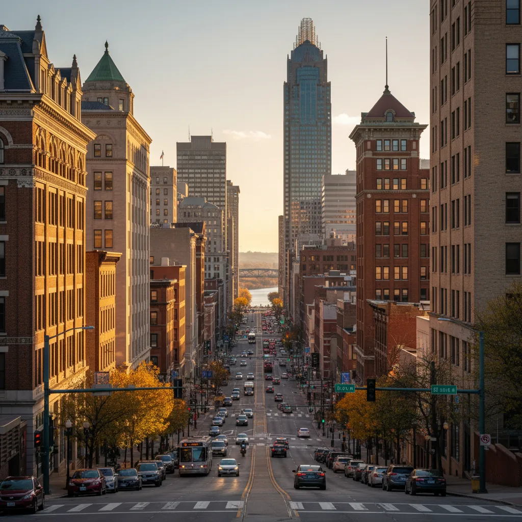Cincinnati, OH business district
